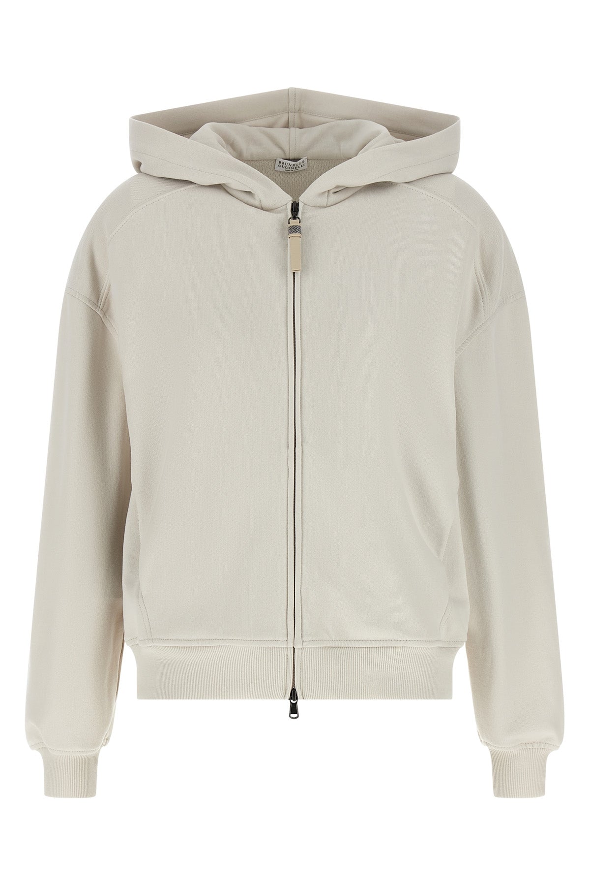smooth cotton fleece hoodie