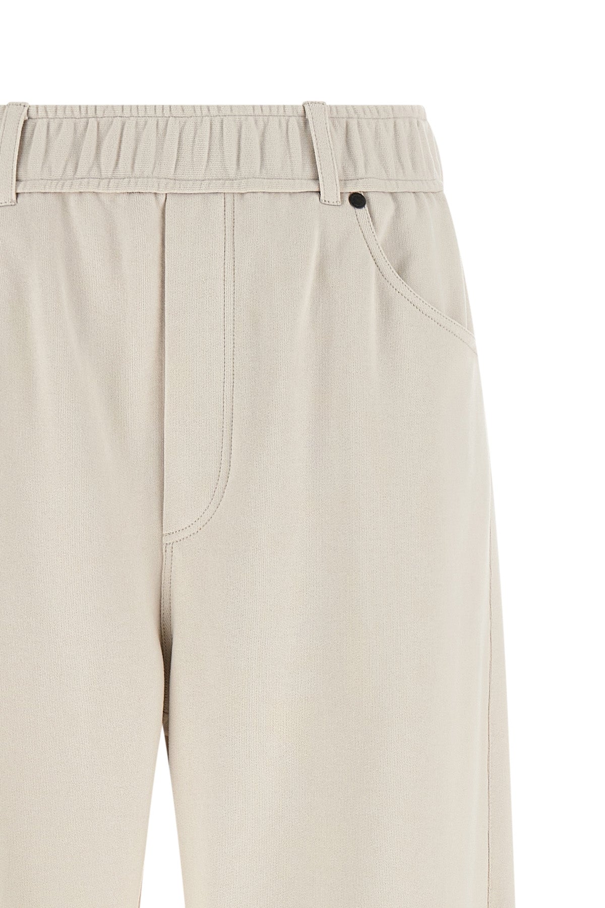 joggers in smooth cotton sweatshirt