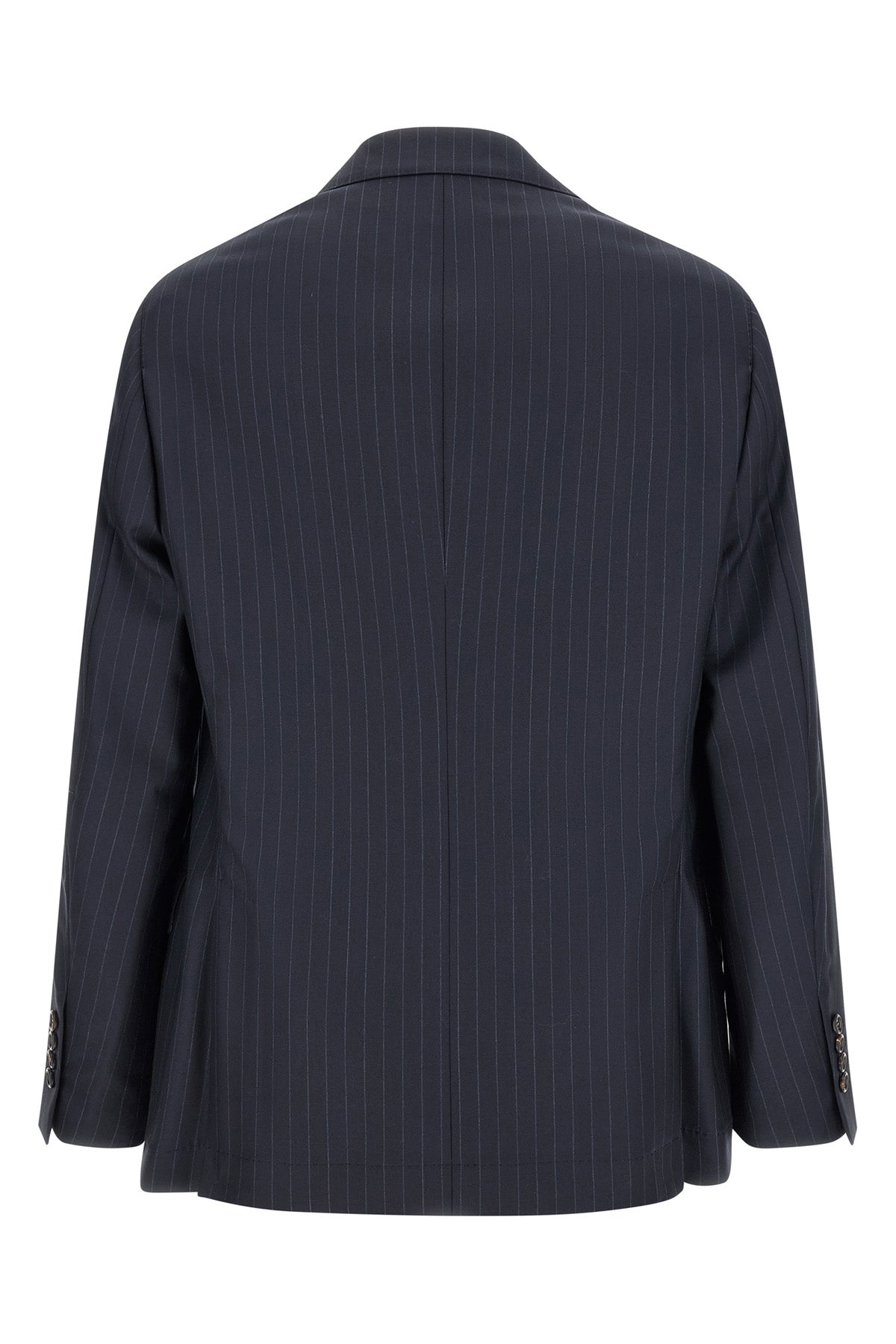 blazer in pinstriped virgin wool batavia