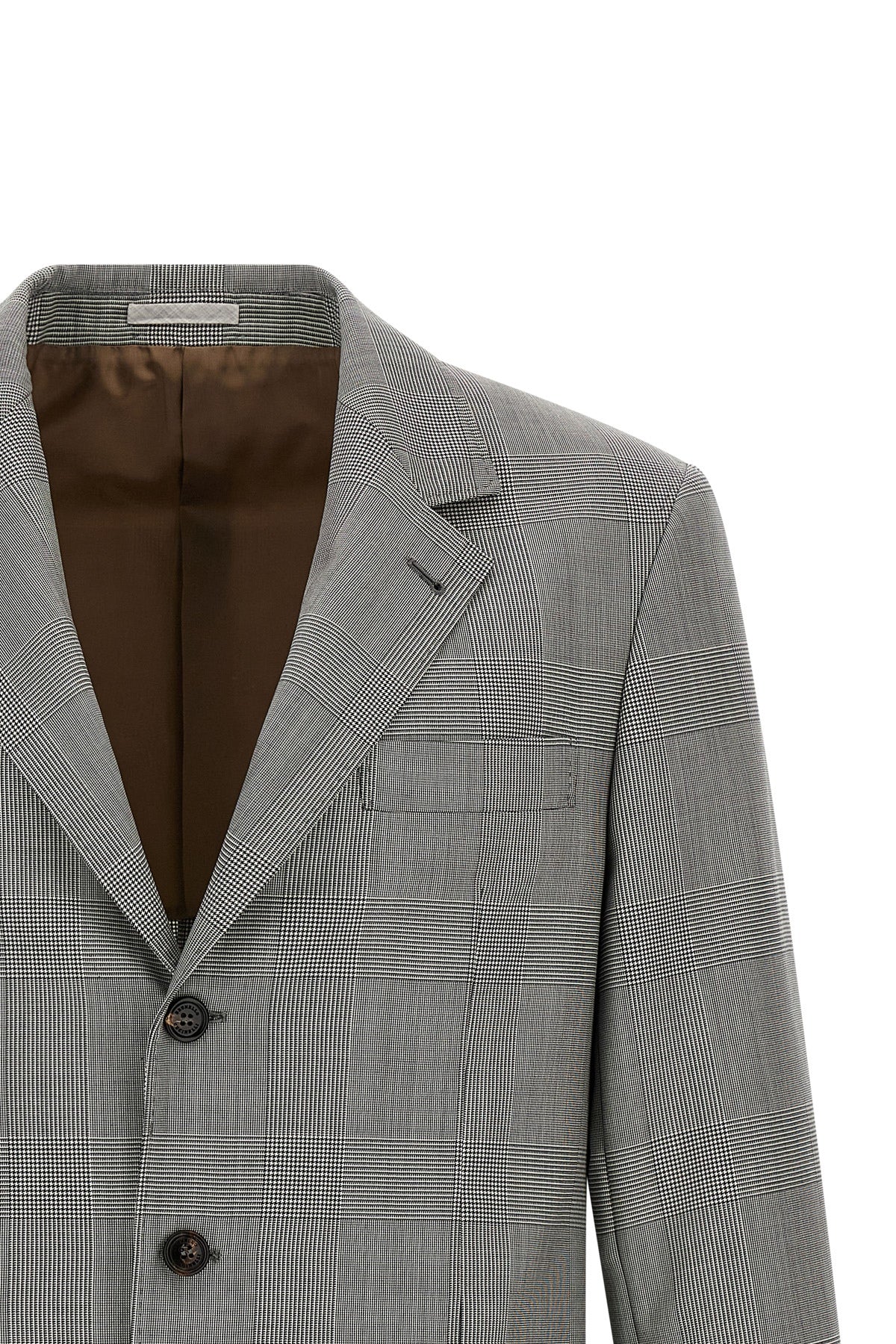 prince of wales blazer in 150s virgin wool