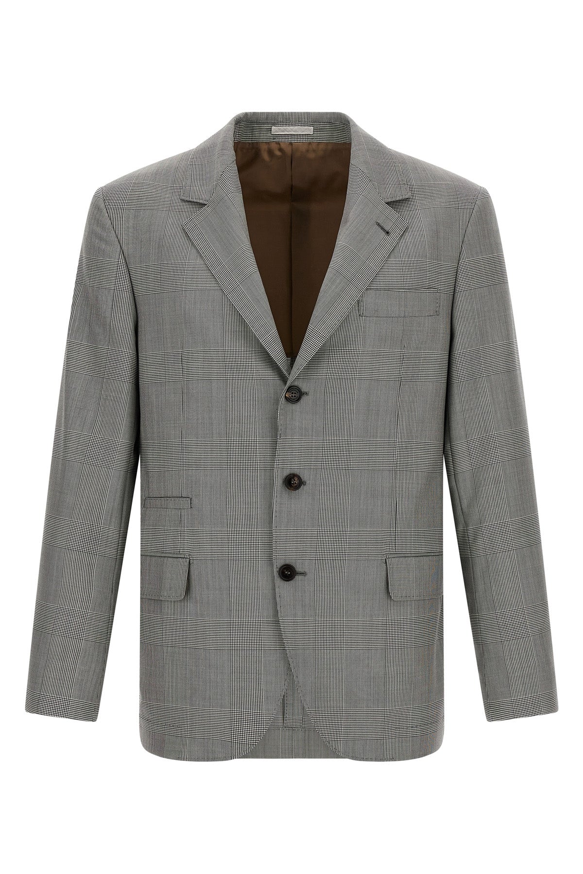 prince of wales blazer in 150s virgin wool