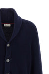 the brunello cucinelli shawl-neck cardigan