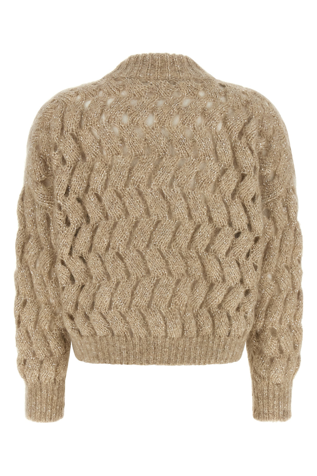 BRUNELLO CUCINELLI S the brunello cucinelli dazzling waves turtleneck sweater exemplifies knitwear