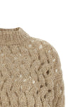 the brunello cucinelli dazzling waves turtleneck sweater exemplifies knitwear