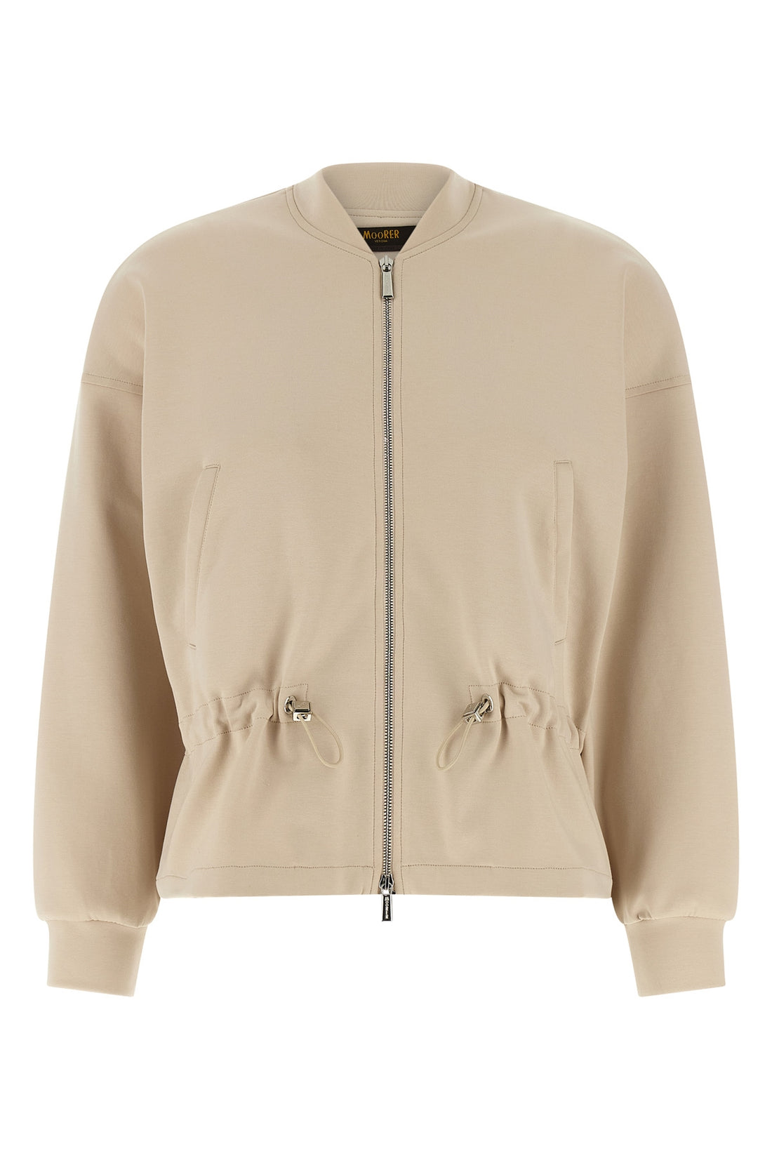 MOORER 40 tija sweatshirt in interlock jersey of soft supima stretch cotton