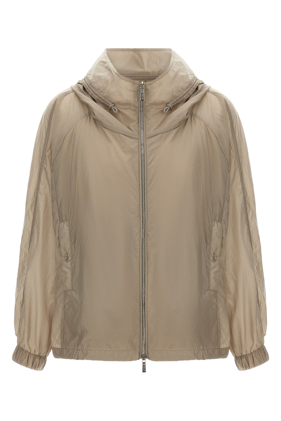 MOORER 38 lumina wrinkled windbreaker in technical fabric