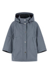 florida jacket - acqua line in water-repellent technical fabric