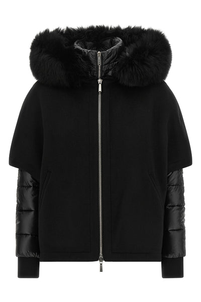the moorer pegaso jacket redefines outerwear through an innovative three-in-on