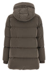 the carinzia moorer down jacket redefines outerwear through a structured silho