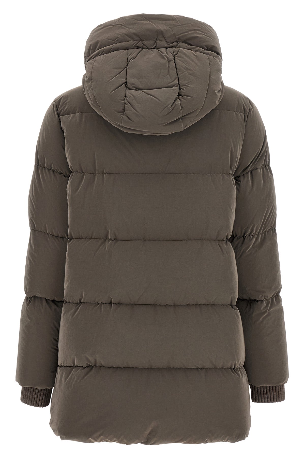 the carinzia moorer down jacket redefines outerwear through a structured silho