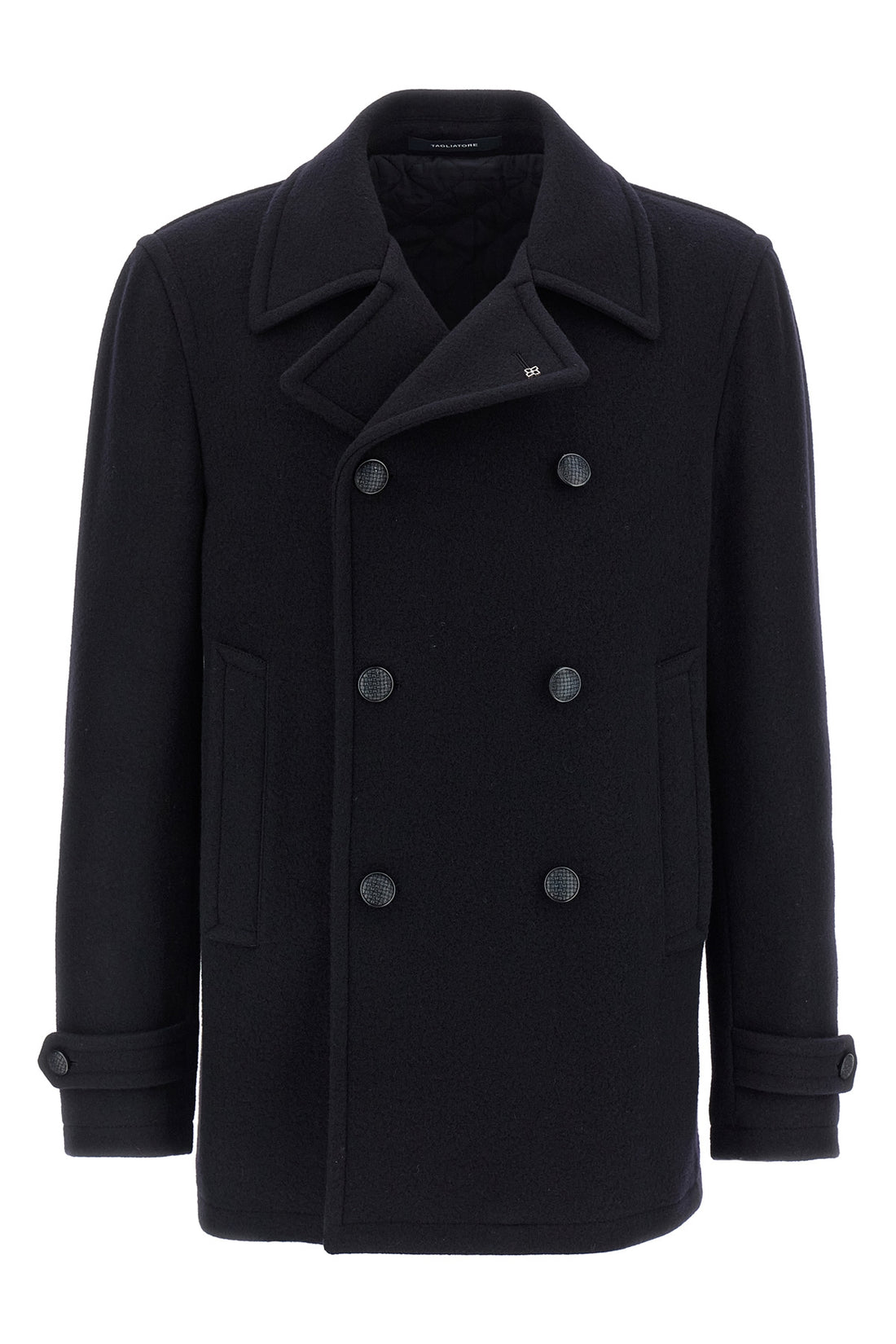 TAGLIATORE 56 monaco double-breasted short wool coat