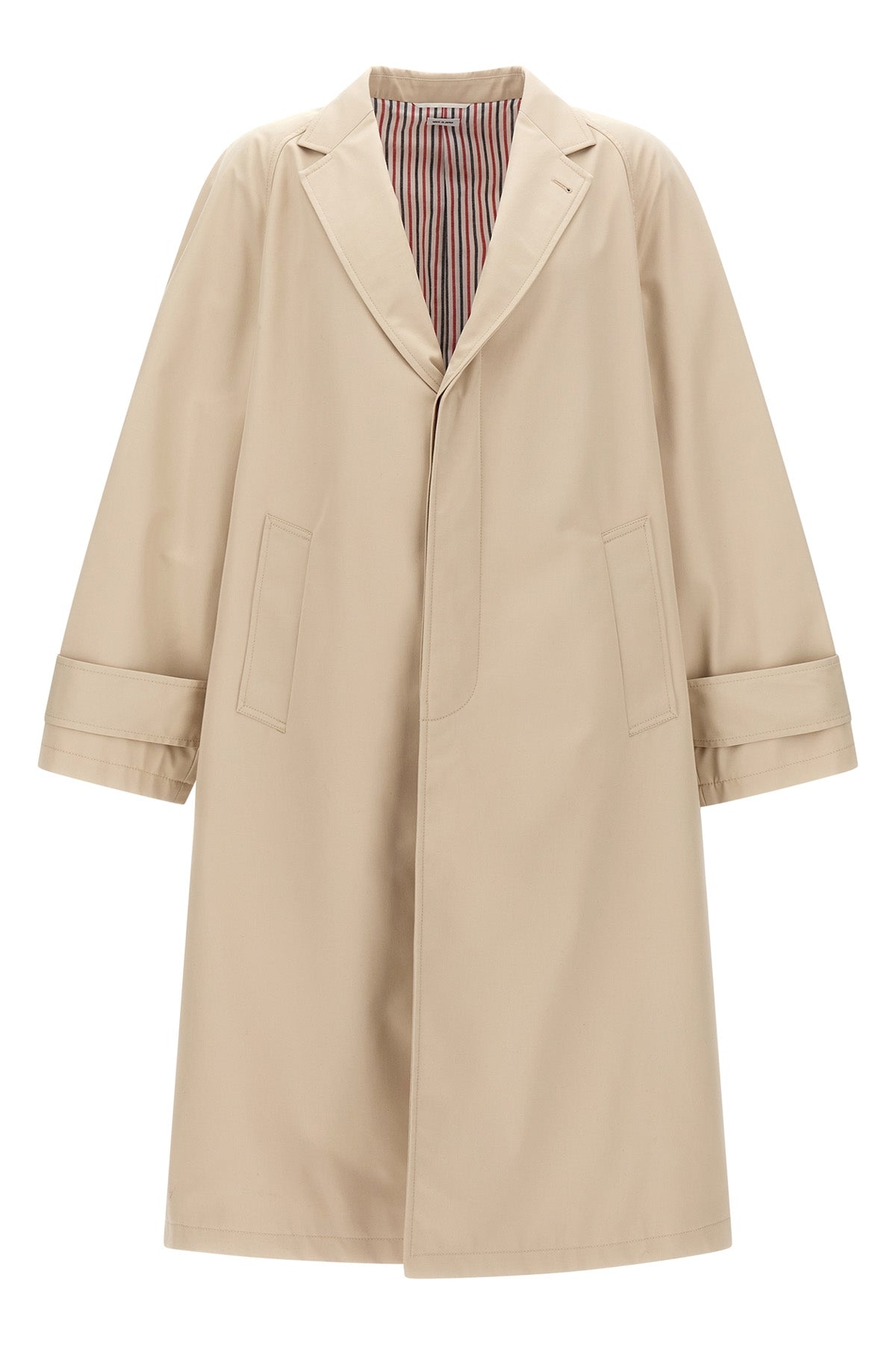 water repellent cotton trench coat