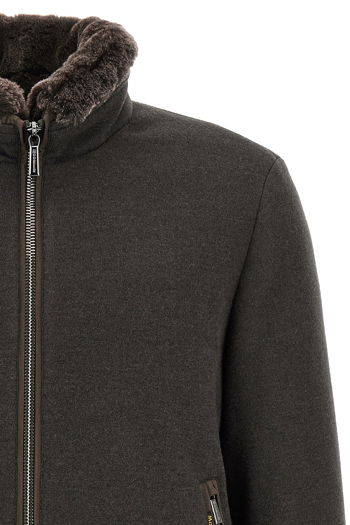 moorers acqua bellati-mrw  boudin quilted goose down hybrid bomber jacket (