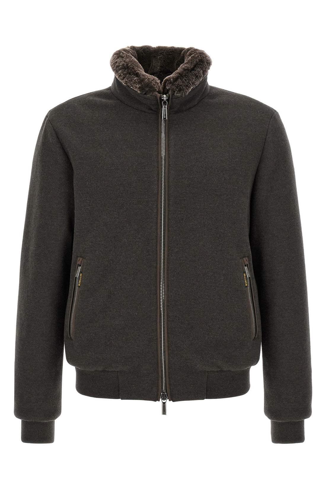 MOORER 48 moorers acqua bellati-mrw  boudin quilted goose down hybrid bomber jacket (