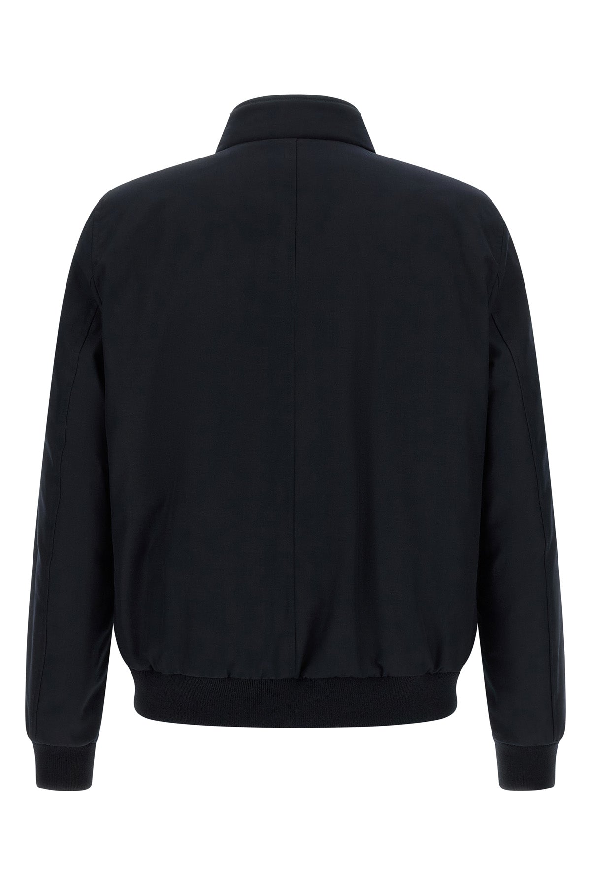 janos bomber jacket - acqua line (2 umbrellas) in waterproof and windproof-e