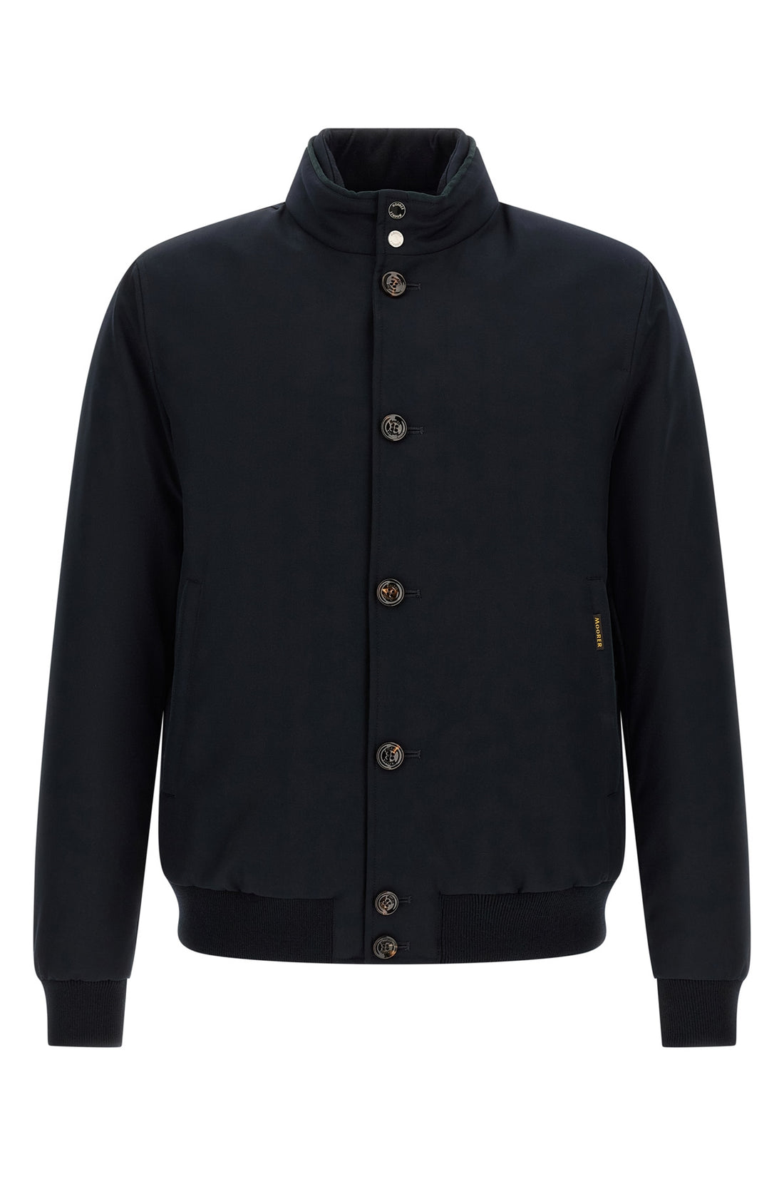 MOORER 54 janos bomber jacket - acqua line (2 umbrellas) in waterproof and windproof-e