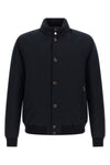 janos bomber jacket - acqua line (2 umbrellas) in waterproof and windproof-e