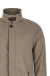 duca jacket in water-repellent technical fabric