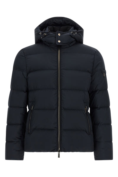 brett - acqua line (2 small umbrellas) bomber jacket in super light