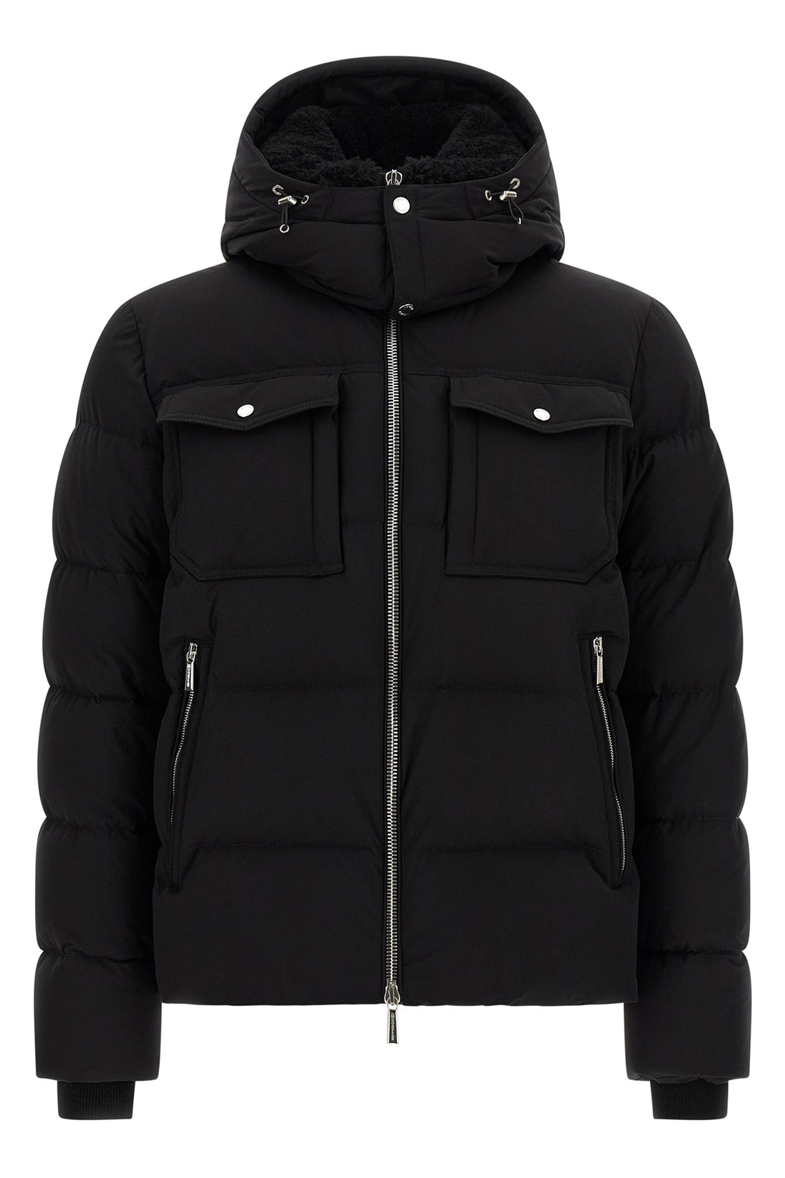 MOORER 48 alarick bomber jacket - acqua line (1 umbrella) in water-repellent resin bie