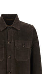suede klaus overshirt