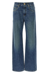 contemporary loose lightweight stonewashed cotton denim jeans