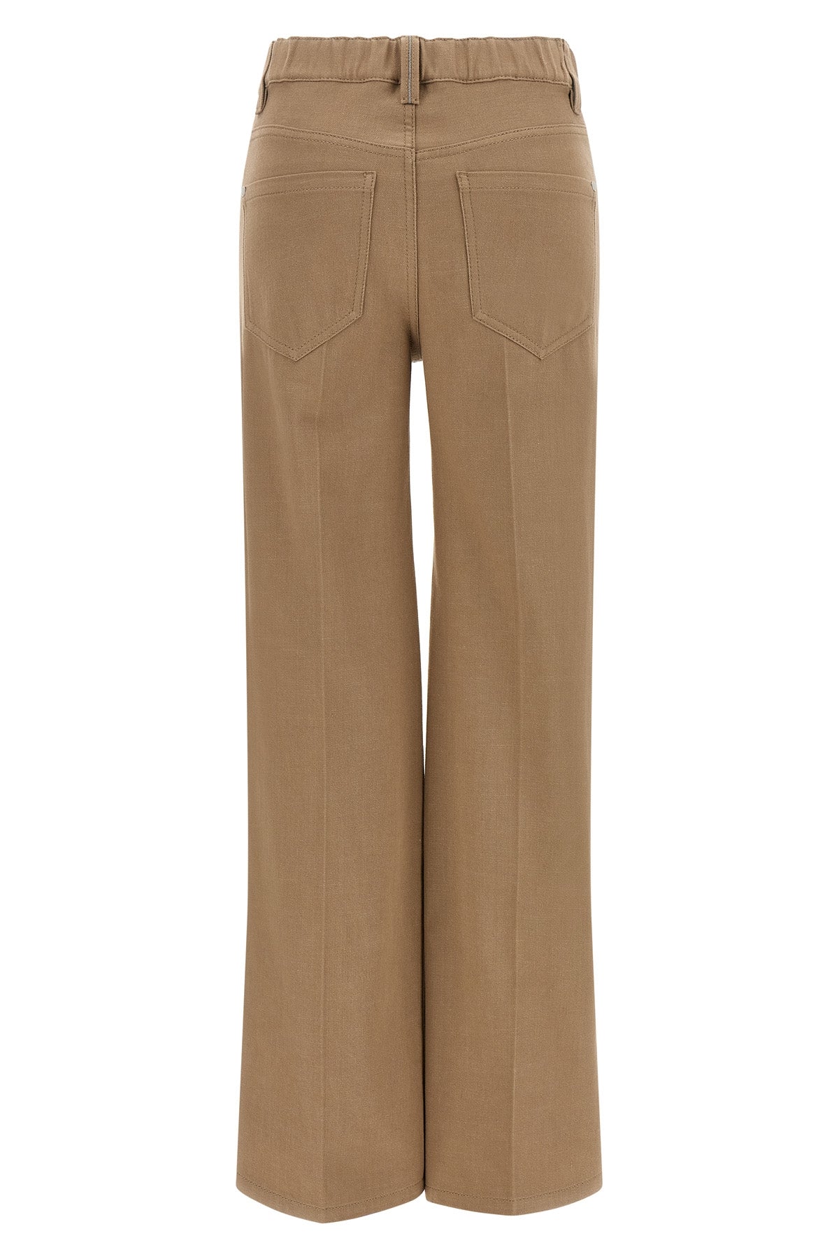 the contemporary pull-on jeans in garment-dyed cotton denim