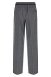 velour wool pants