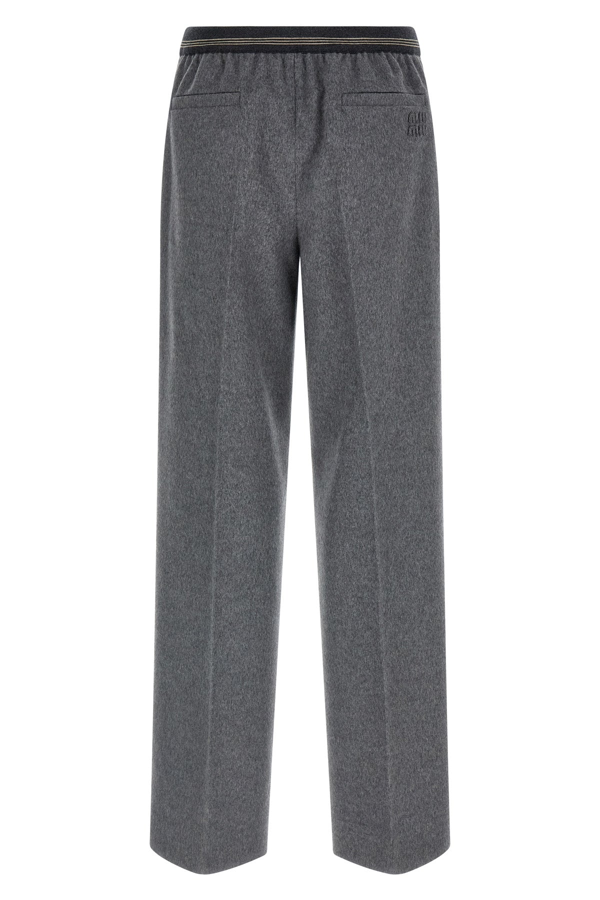 velour wool pants