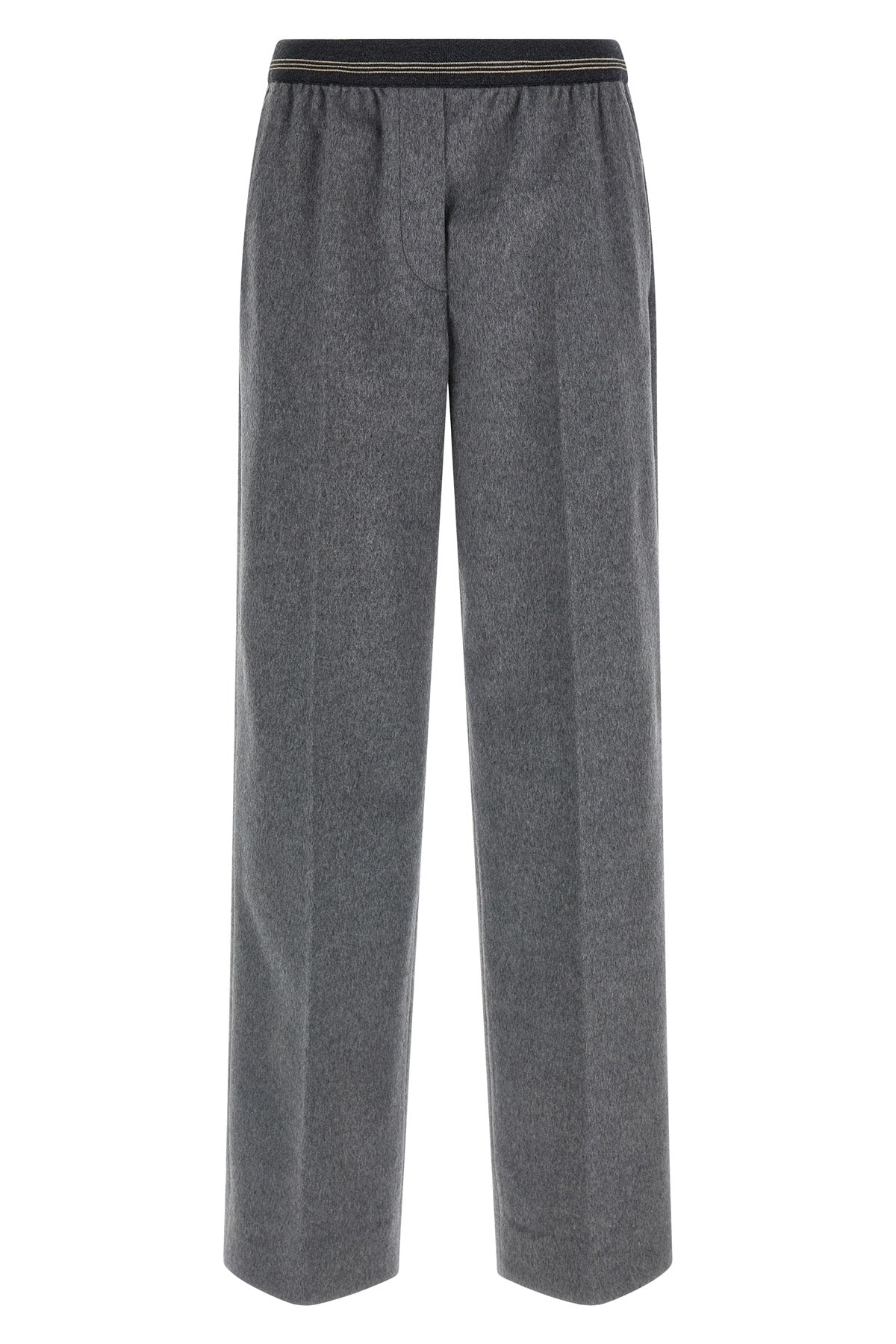 velour wool pants