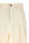 brunello cucinelli cotton and wool blend trousers set new standards of everyday