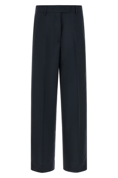 workwear-inspired tailored kid mohair pants