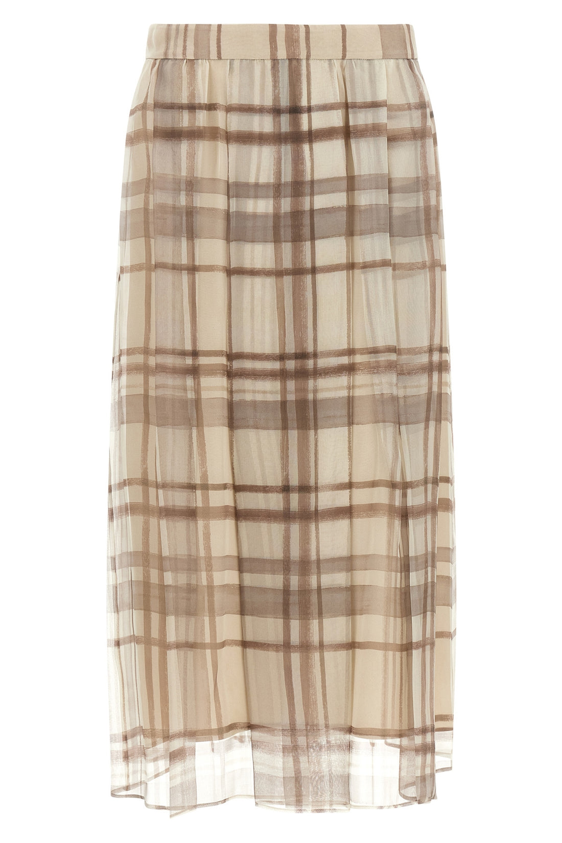 BRUNELLO CUCINELLI 36 the brunello cucinelli pleated skirt defines a new concept of sartorial fluidity