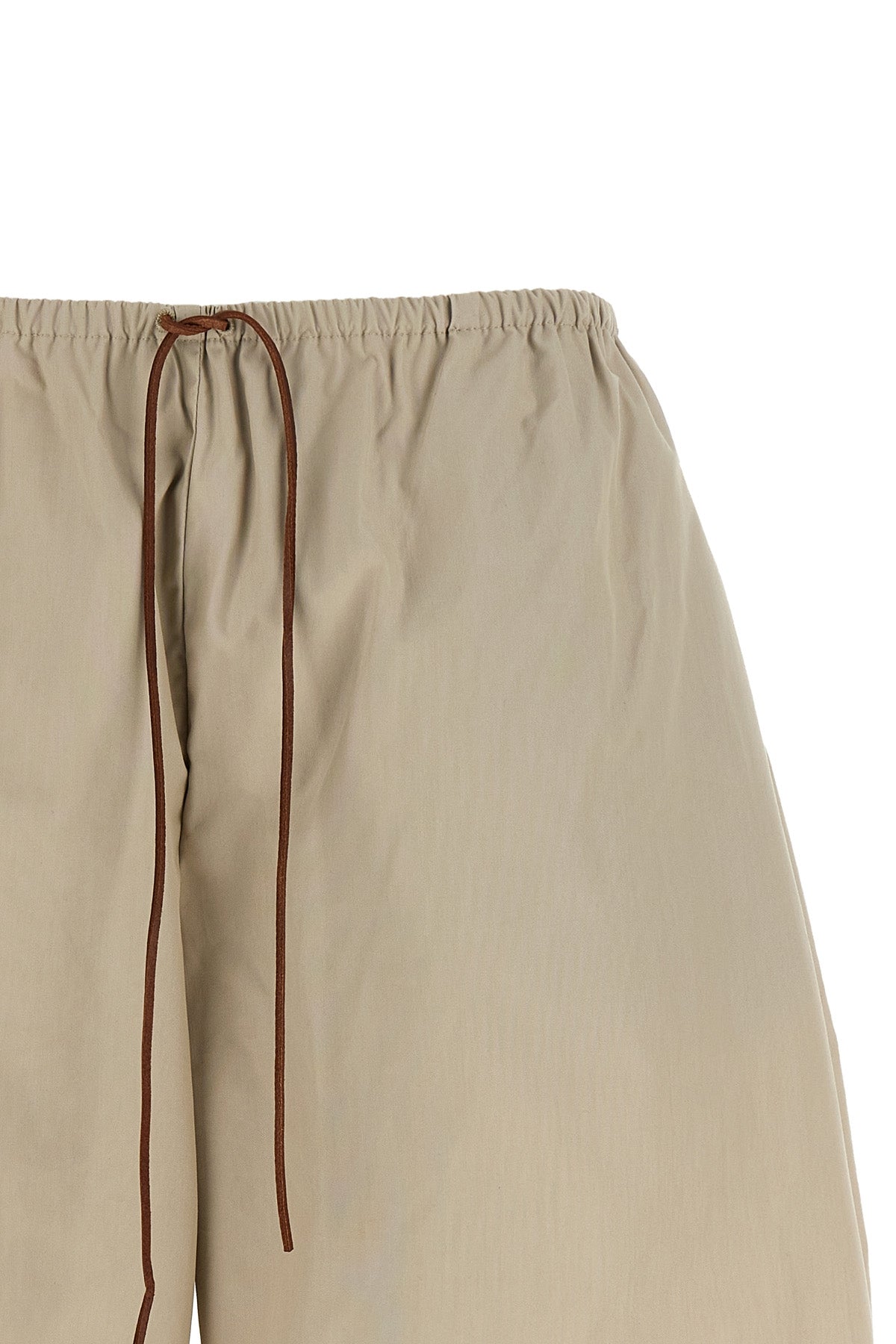 panama fabric bermuda shorts
