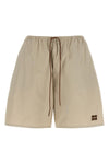panama fabric bermuda shorts