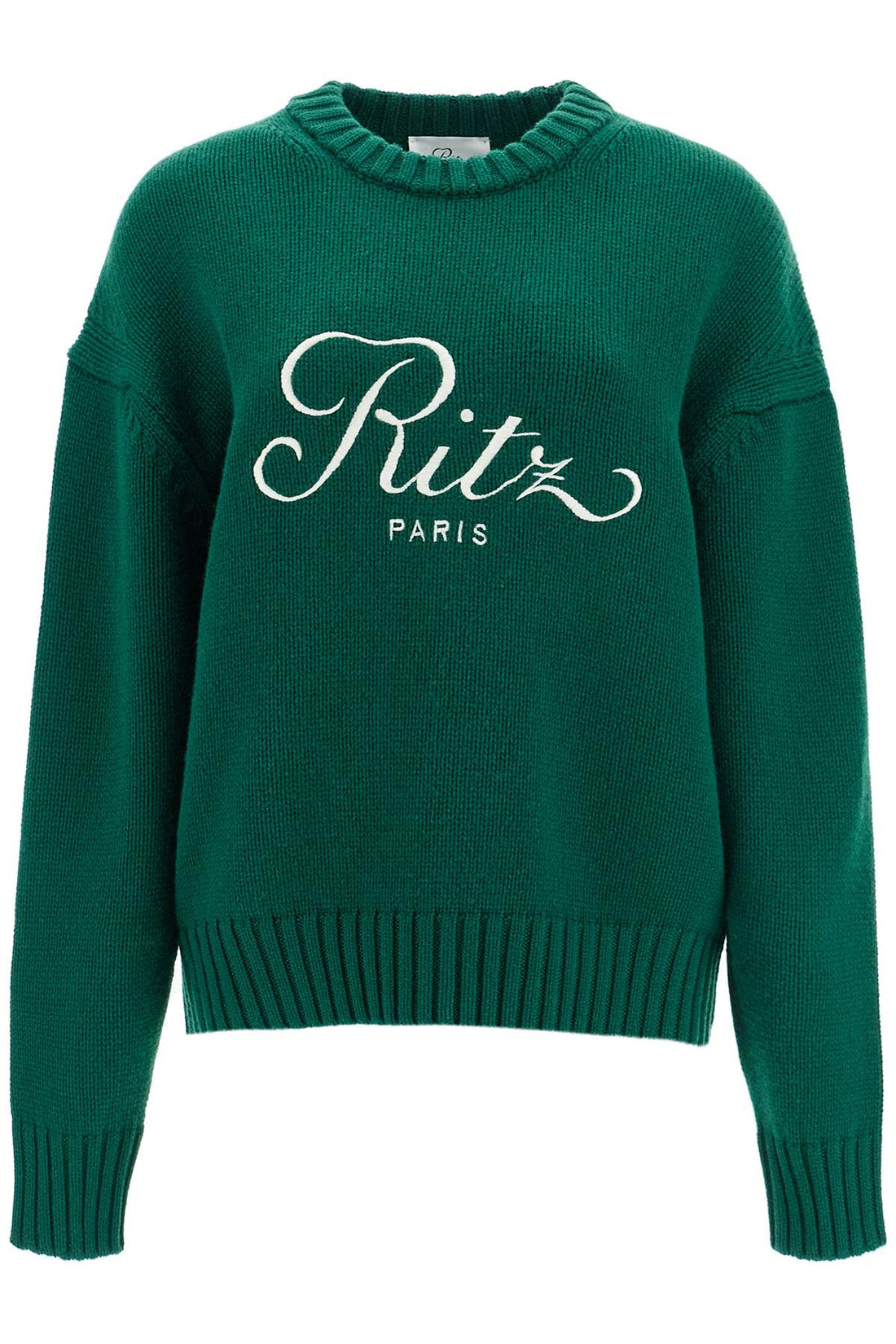 cashmere pullover with ritz paris frame