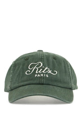 baseball cap with embroidered logo