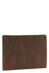 the etro essential arnica clutch defines the contemporary design of accessorie