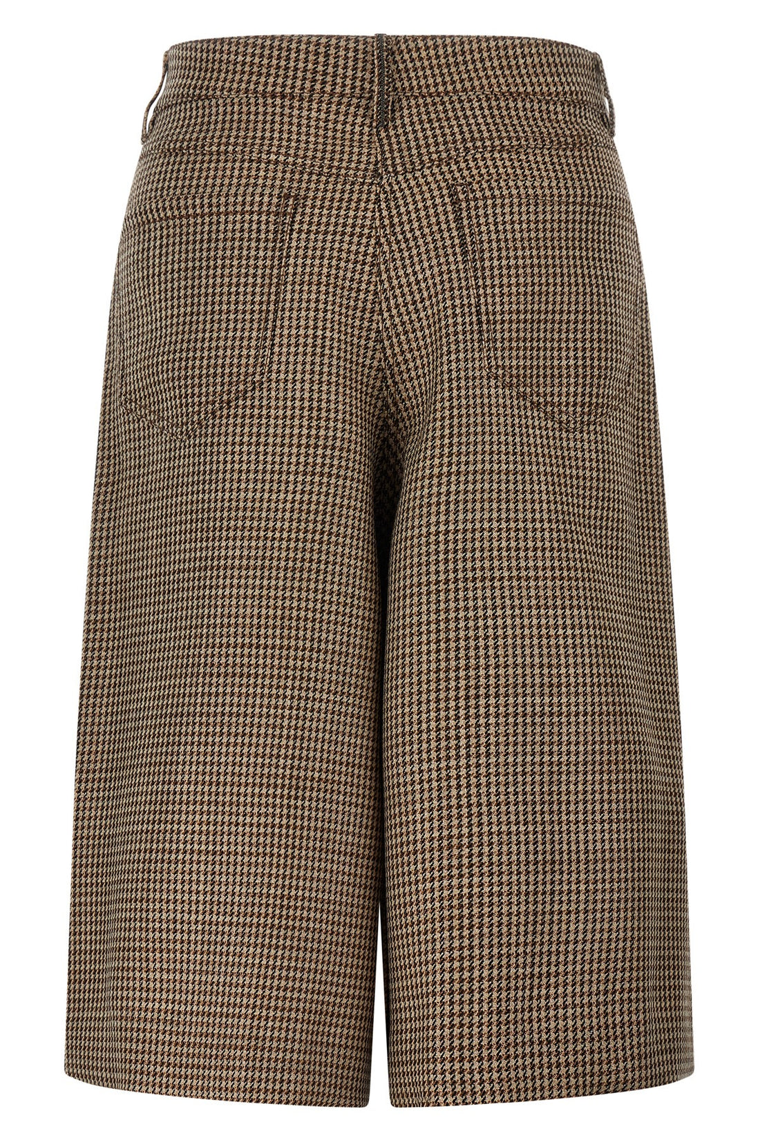BRUNELLO CUCINELLI 38 prince of wales patterned virgin wool bermuda shorts woven