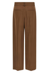virgin wool and viscose blend pants