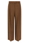 virgin wool and viscose blend pants