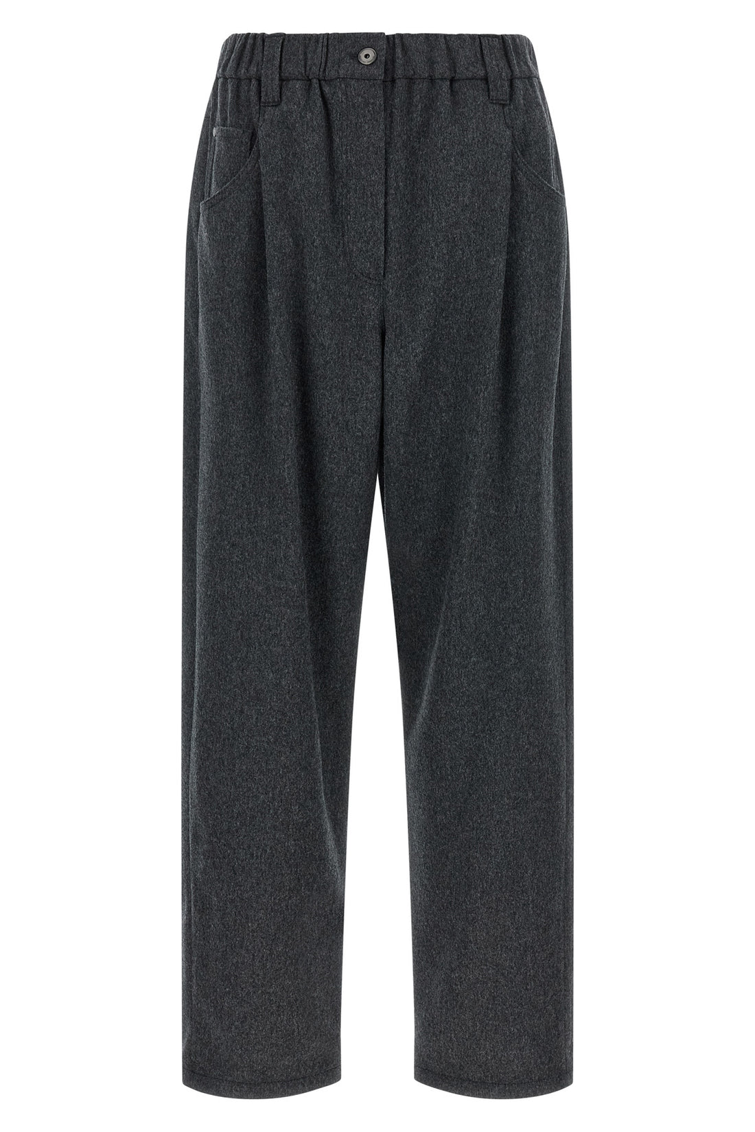 BRUNELLO CUCINELLI 42 mélange wool pants