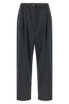 mélange wool pants