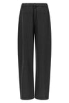 mélange wool trousers
