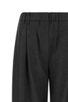mélange wool trousers