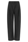 mélange wool trousers