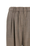 brunello cucinelli trousers in light pure virgin wool have a design that stands