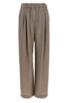 brunello cucinelli trousers in light pure virgin wool have a design that stands