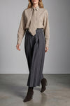 the brunello cucinelli long-sleeved shirt redefines the codes of classic tailori