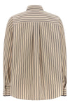 the brunello cucinelli long-sleeved shirt redefines the codes of classic tailori